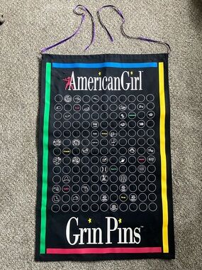 American Girl of Today Grin Pin Banner